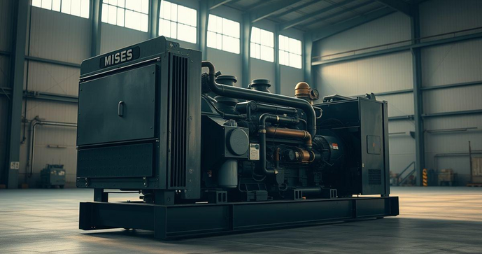 Gerador de Energia a Diesel Industrial Eficiente