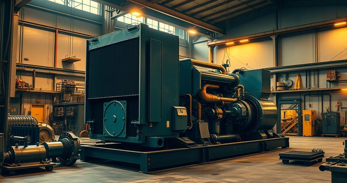 Gerador Industrial: Potência e Eficiência