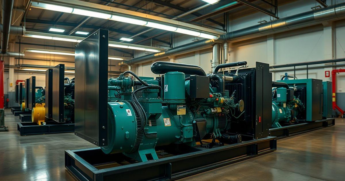 Gerador de energia industrial: escolha e instalação adequadas para sua empresa