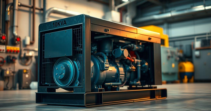 Gerador 10kVA Trifásico para Aplicações Comerciais e Industriais